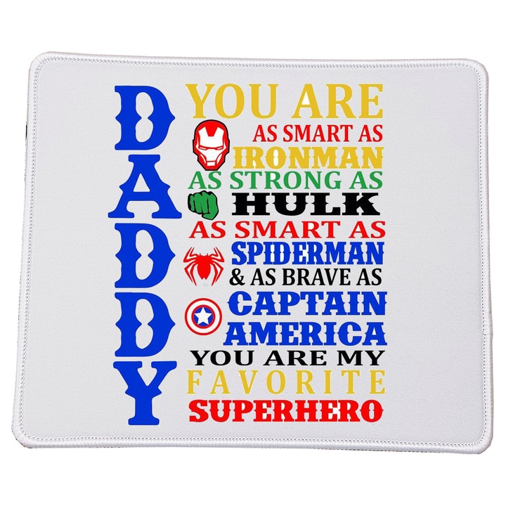 Mousepad rectangular 23x20 cm, material durabil, set