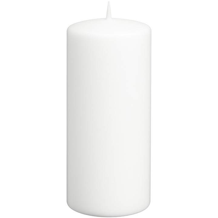 Candela ZNICZPLAST, 14cm, bezzapachowa, 63 ore, alb