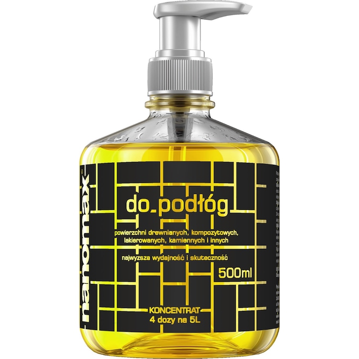 Универсален препарат NANOMAX Professional 0,5L с дозатор, антибактериален, антистатичен, класически аромат