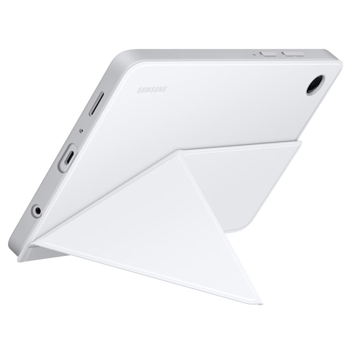 Husa tableta Samsung Galaxy Tab A11, alb, din plastic