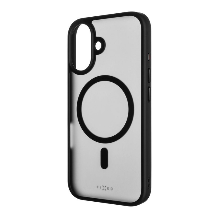 Husa telefon FIXED MagMisty pentru Apple iPhone 16, neagra, 289521, plastic
