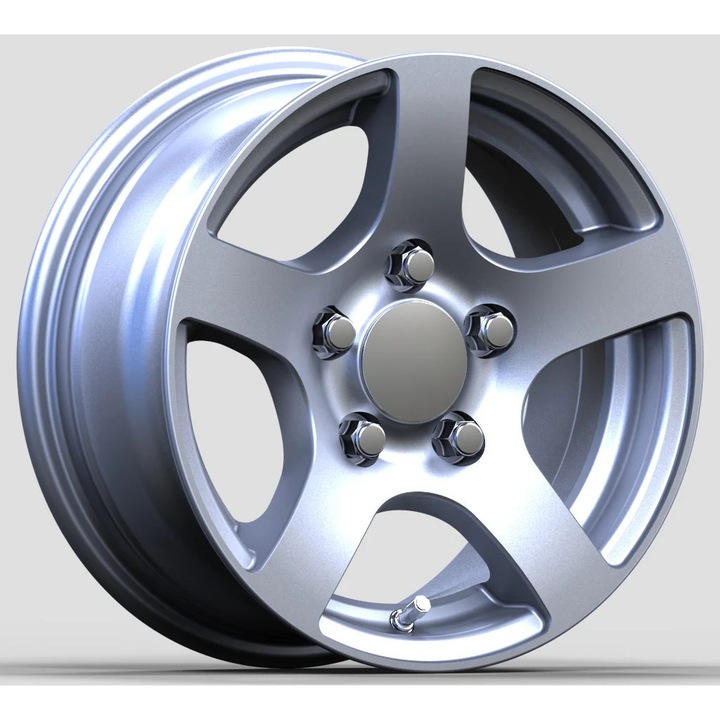 KENDA 6Jx13 5/67/112 ET30 ezüst felni, pótkocsi felni szett, max. 900 kg teherbírás, max. 140 km/h sebesség