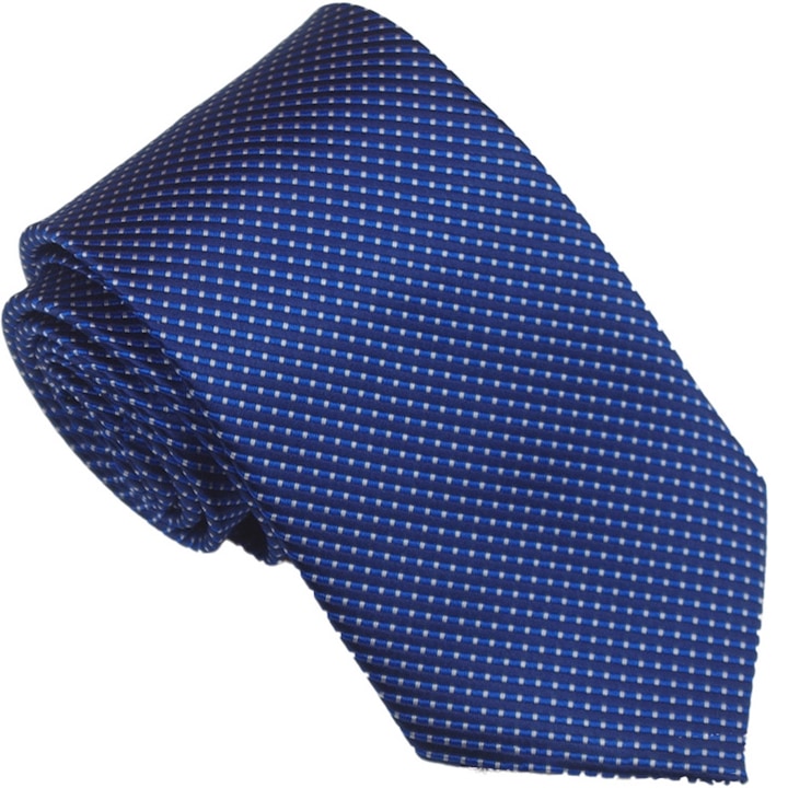 Cravată MIVELIS, clasică, albastră, netedă, 8x150cm