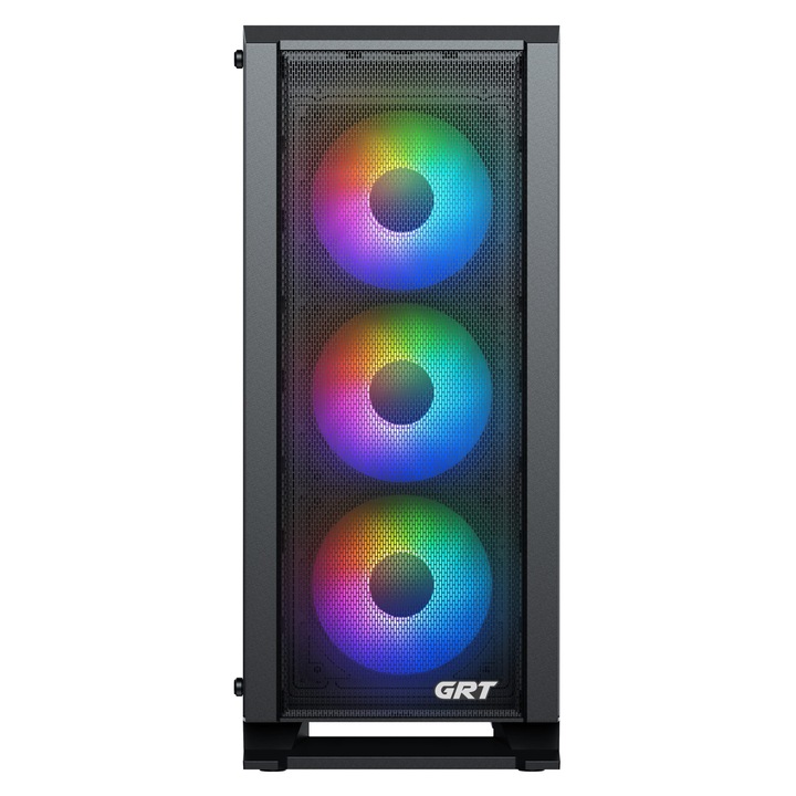 Настолен компютър за игри GRT MESH с процесор Intel Core i7-14700F до 5.4Ghz, 32GB DDR4, 1TB SSD M.2, GeForce® RTX 5060 8GB GDDR7