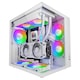 Sistem Desktop PC Gaming GRT White FAN cu procesor Intel Core i7-14700F pana la 5.4Ghz, Racire pe lichid, 32GB DDR4, 1TB SSD M.2, GeForce® RTX 5060 8GB GDDR7