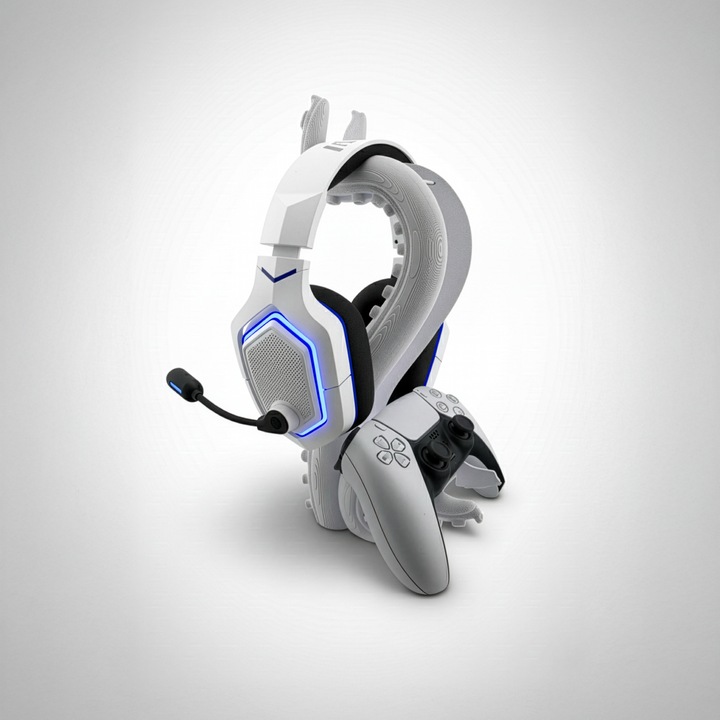 Suport Controller & Casti PS5 – Tentacle Stand 3D