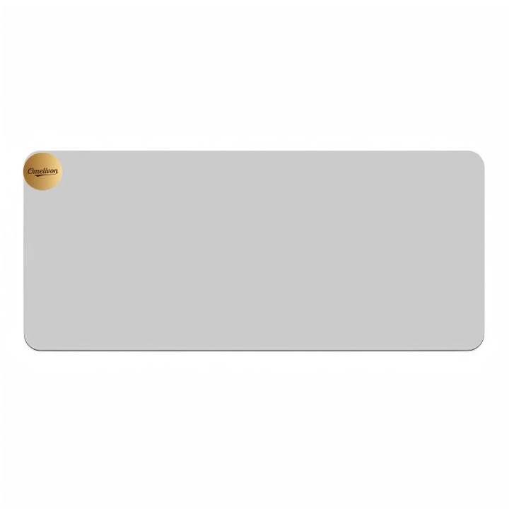 Mousepad mare, Omelivon, 80x40cm, gri petrol, impermeabil, baza anti-alunecare