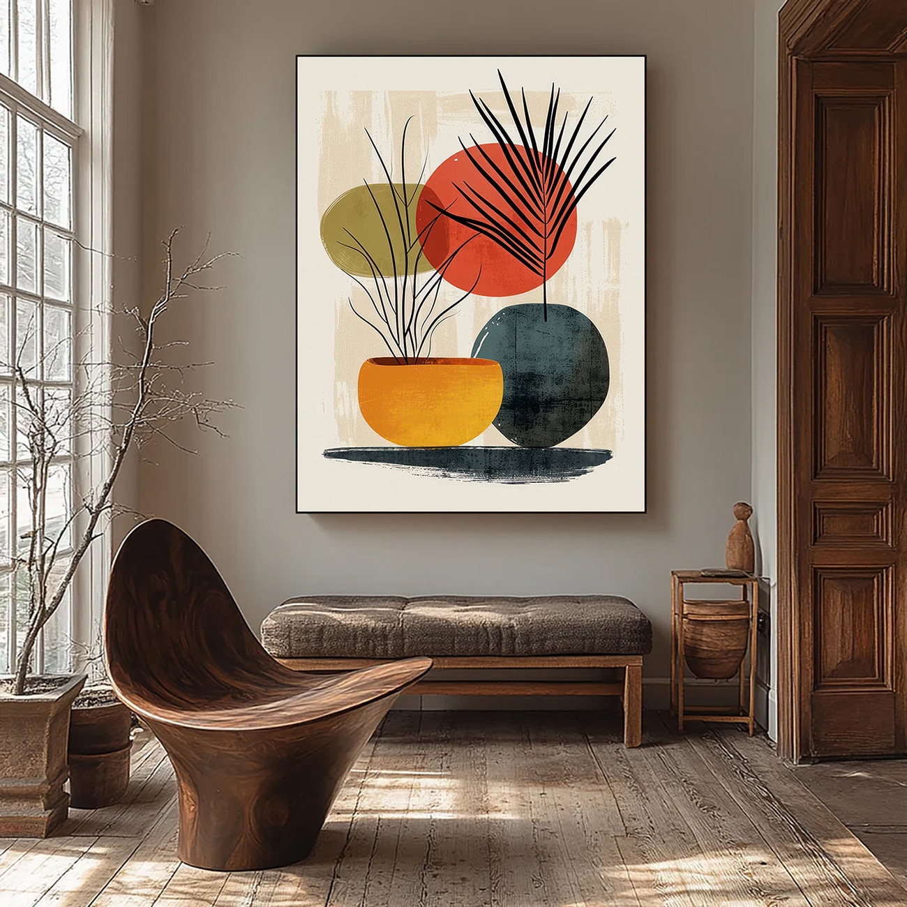 Tablorui Abstracte Tablou Abstract - Atlas al Formelor - 70 x 100 cm, Tablouri Abstracte ...