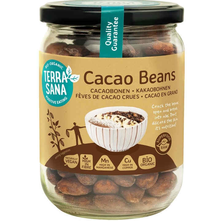 Boabe de Cacao Bio Borcan Terra Sana 250 g