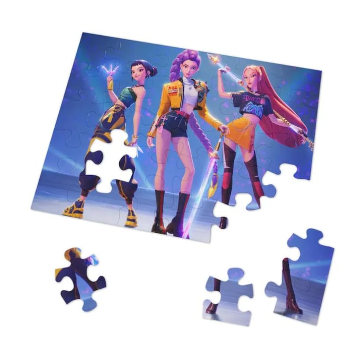 Puzzle, design Kpop, 60 piese, 26x19 cm, multicolor