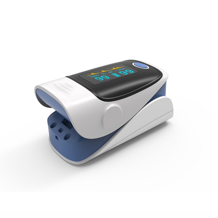 Кислородомер за пръст, портативен, TFT дисплей, 50g, до 30 часа живот на батерията