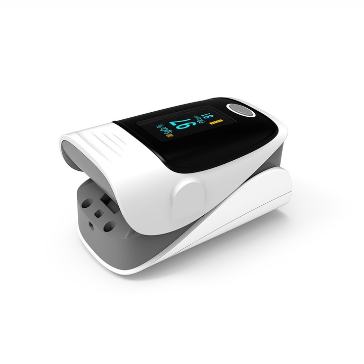Пулсоксиметър, преносим, TFT дисплей, 50g, сини цветове