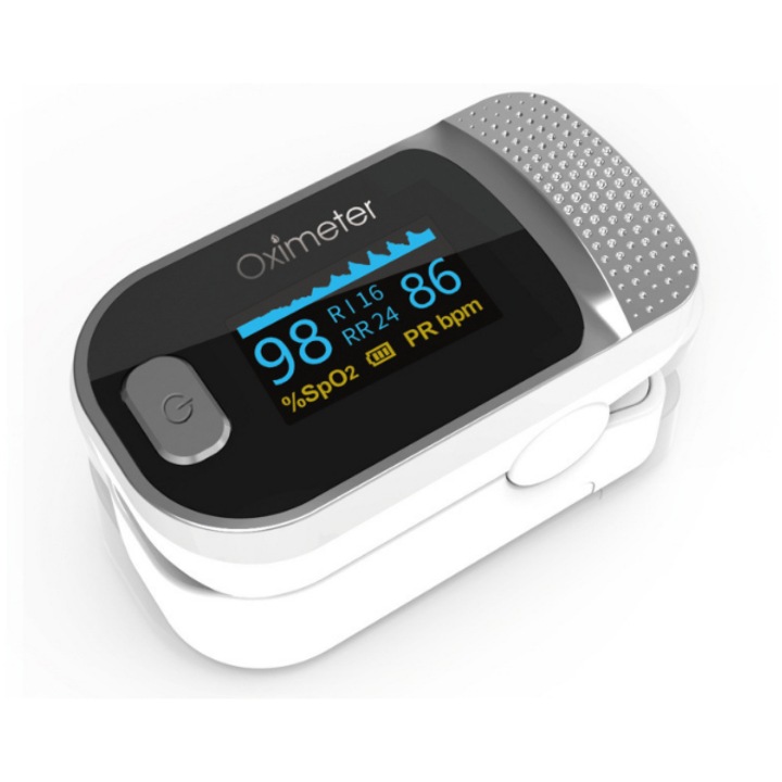 Пулсоксиметър, TFT дисплей, преносим, 50 г, за пръст