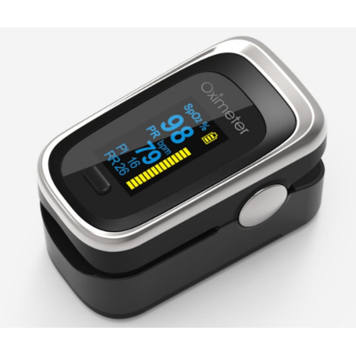 Пулсоксиметър, за пръст, TFT дисплей, комфортен, 50g