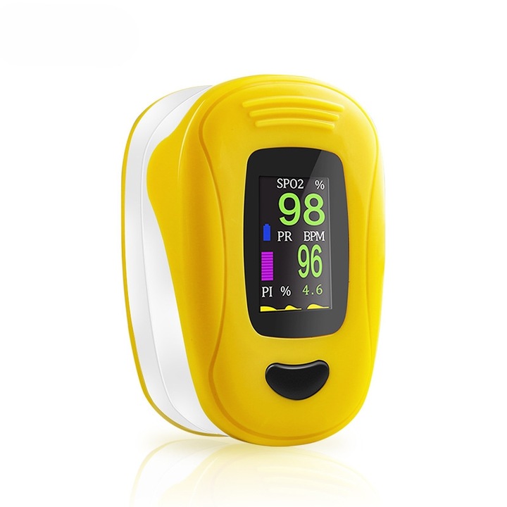 Пулсоксиметър, преносим, TFT дисплей, 50g, за пръст