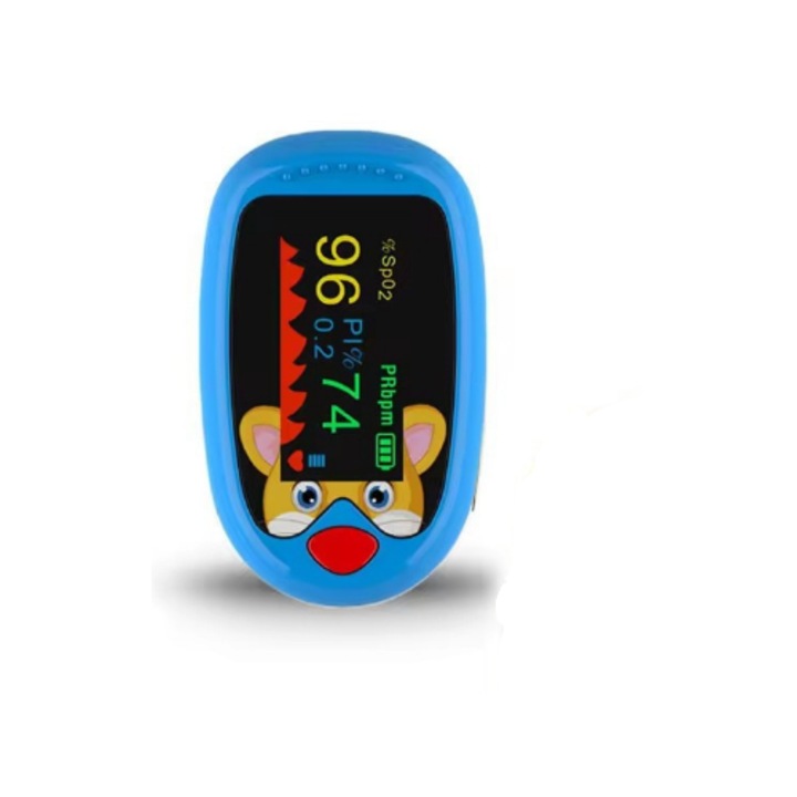 Пулсоксиметър, преносим, TFT дисплей, 50g, за пръст