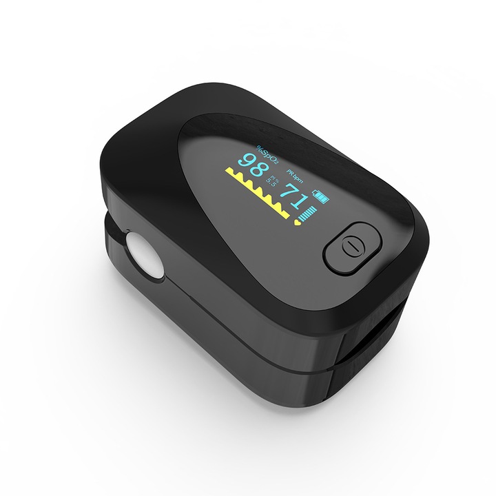 Пулсоксиметър, TFT дисплей, преносим, 50g