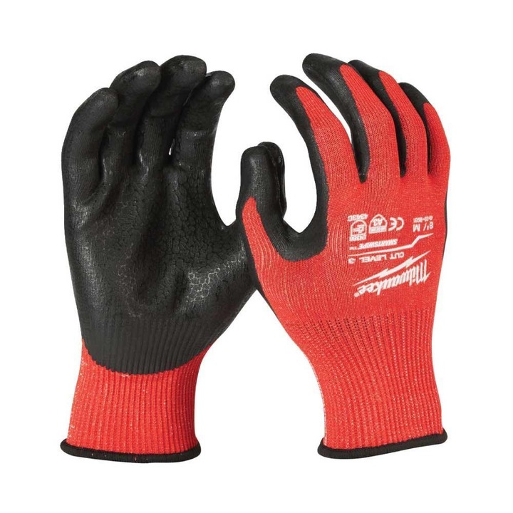 Manusi de Protectie Milwaukee, Nivel de Taiere 3, Marimea L/9, Cod Produs 4932471421