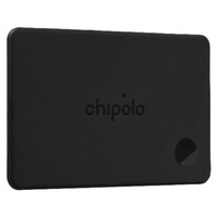 Dispozitiv anti pierdere tip card Chipolo CARD, Autonomie 6 luni, Localizare prin aplicatia Apple Find My / Find Hub, Bluetooth, Alarma 110dB, Incarcare wireless, IP67, Negru