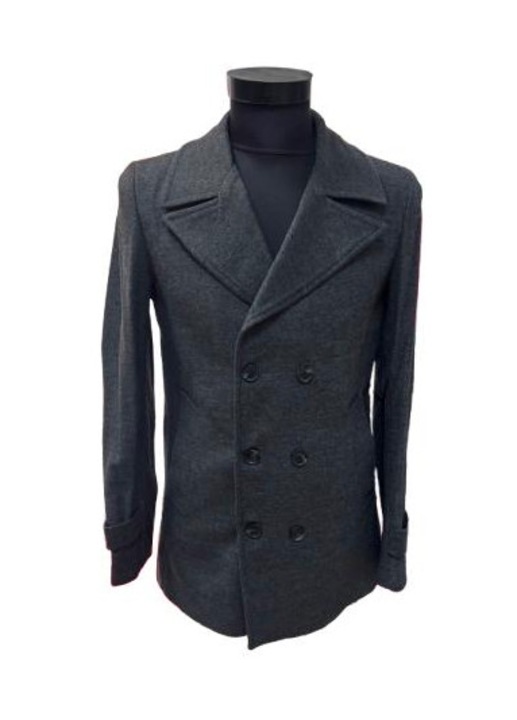 Palton pentru barbati, Slim Fit, Marco Milano-1895, Gri inchis