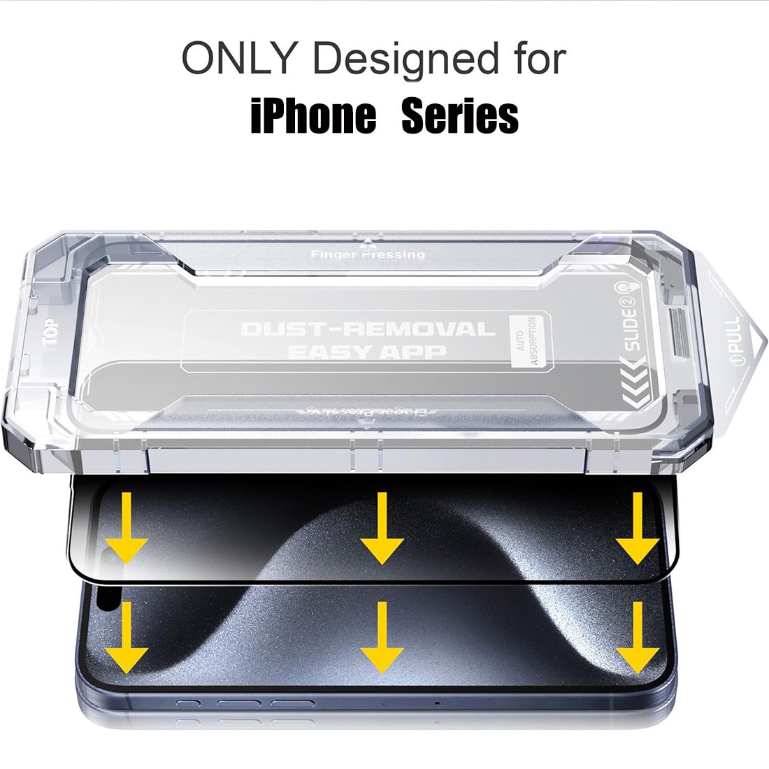 Folie protectie pentru iPhone 17 Pro, DEISNGB, sticla temperata, tehnologie automata de eliminare a prafului, advanced touch sensitivity, acoperire oleofoba, anti-amprente