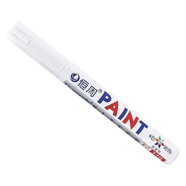 Marker cu Vopsea Eher 2 mm, Alb