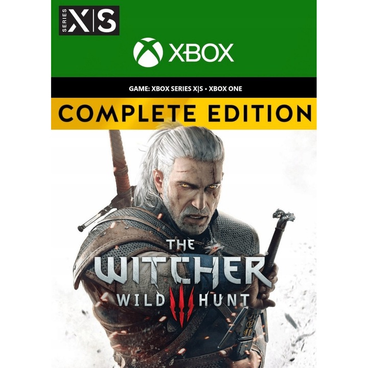 Licenta Joc The Witcher 3 Wild Hunt Complete Edition Xbox One/X/S Key (Cod Activare Instant)
