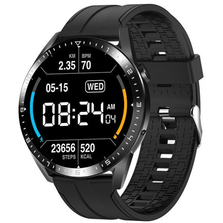 Smartwatch Tracer SM9 PulseRay, 3,71 cm (1.46"), 360 x 360 px, érintőképernyő, fekete