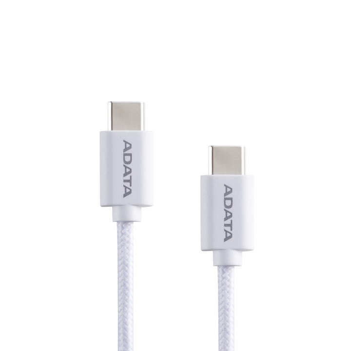 ADATA CACC-200PN-WH USB C kábel, 2m, fehér, USB 2.0