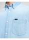 Férfi ing Lee, BUTTON DOWN SS modell, regular fit, kék, pamut