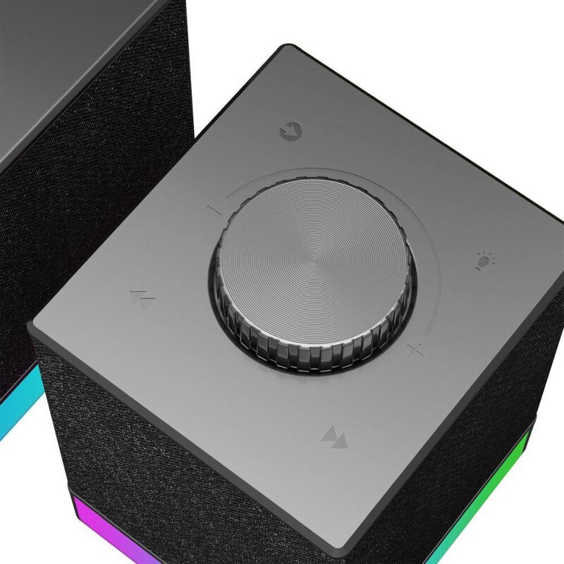Boxe Redragon Glyph, Bluetooth, iluminare RGB, 10W Negru - eMAG.ro