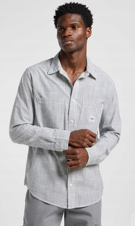 Camasa Lee Workwear 2.0 bumbac, Alb, M