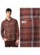 Férfi ing, Wrangler, flanel, regular fit, rozsdabarna, pamut