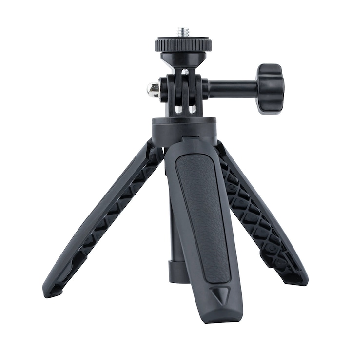 Mini trepied pentru camere de actiune DJI Action 5 si GoPro, suport GoPro, montare 1/4"