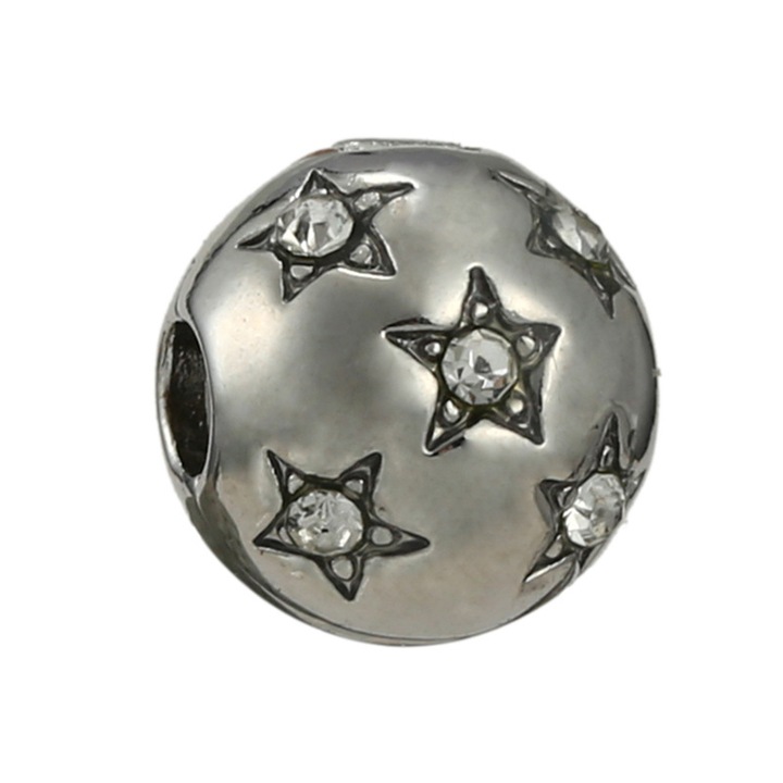 Fix klipszes csat biztonsági csat laza gyöngyös karkötő nyaklánc medál kiegészítő stílus 51