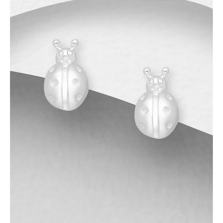 Cercei mici din argint model gargarita