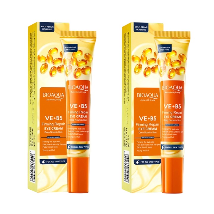 EB5 vitaminos többfunkciós feszesítő és regeneráló szemkörnyékápoló krém, hidratáló szemkörnyékápoló krém