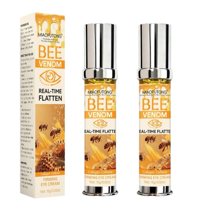 2 db-os szemkörnyékápoló krém, feszesíti a szem alatti táskákat, fiatalítja a bőrt, öregedésgátló szemkörnyékápoló krém, uniszex, A11