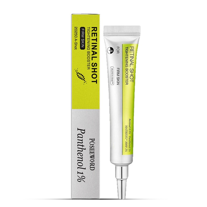 Ser de fermitate cu retinol, 15 ml, restaureaza elasticitatea pielii, imbunatateste fermitatea, pentru toate tipurile de ten
