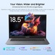 Laptop Blackview Acebook 10,16GB DDR4 512GB SSD+2TB TF, Intel N150 3.6GHz/Intel® Graphics, Windows 11 Pro,60.8Wh,18.5" FHD+, HDMI 2.0, BT5.2, WI-FI 6, USB 3.2, Gri