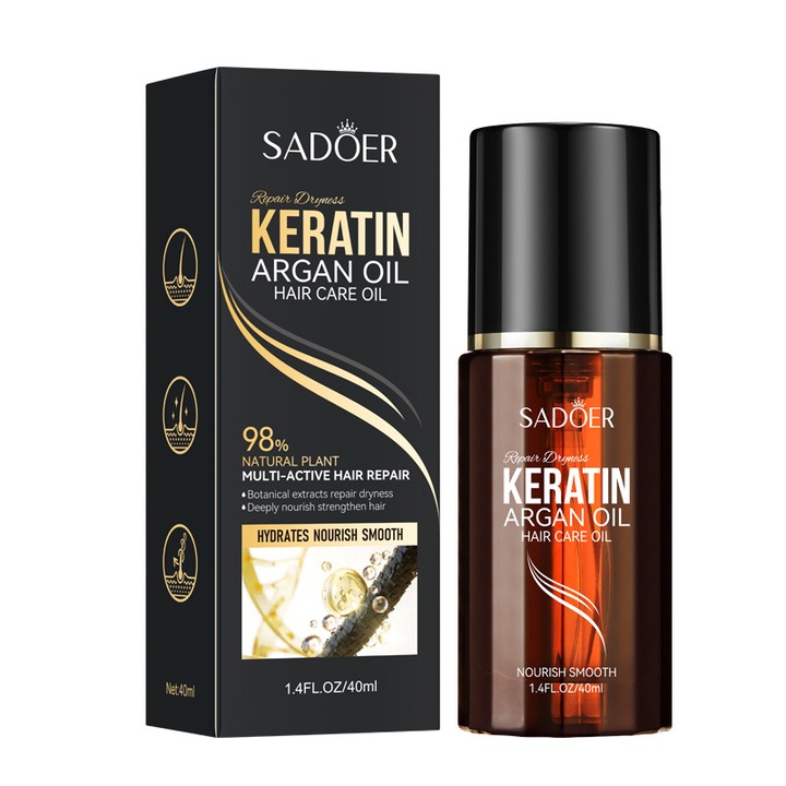 SADOER Мароканско Масло за Коса за Контрол на Заплитането 40ml