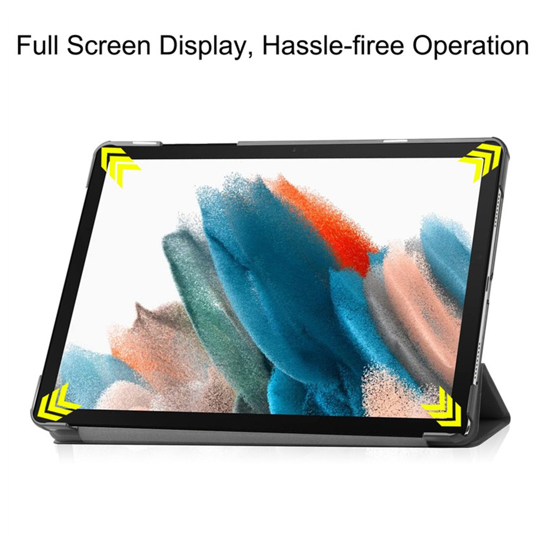Husa tableta, DEISNGB, Compatibil cu Samsung Galaxy Tab A9, 2023, Functie sleep/wake-up, Antisoc, Rezistent la uzura, Usor de instalat, Portabil, Design ergonomic, TPU/Negru