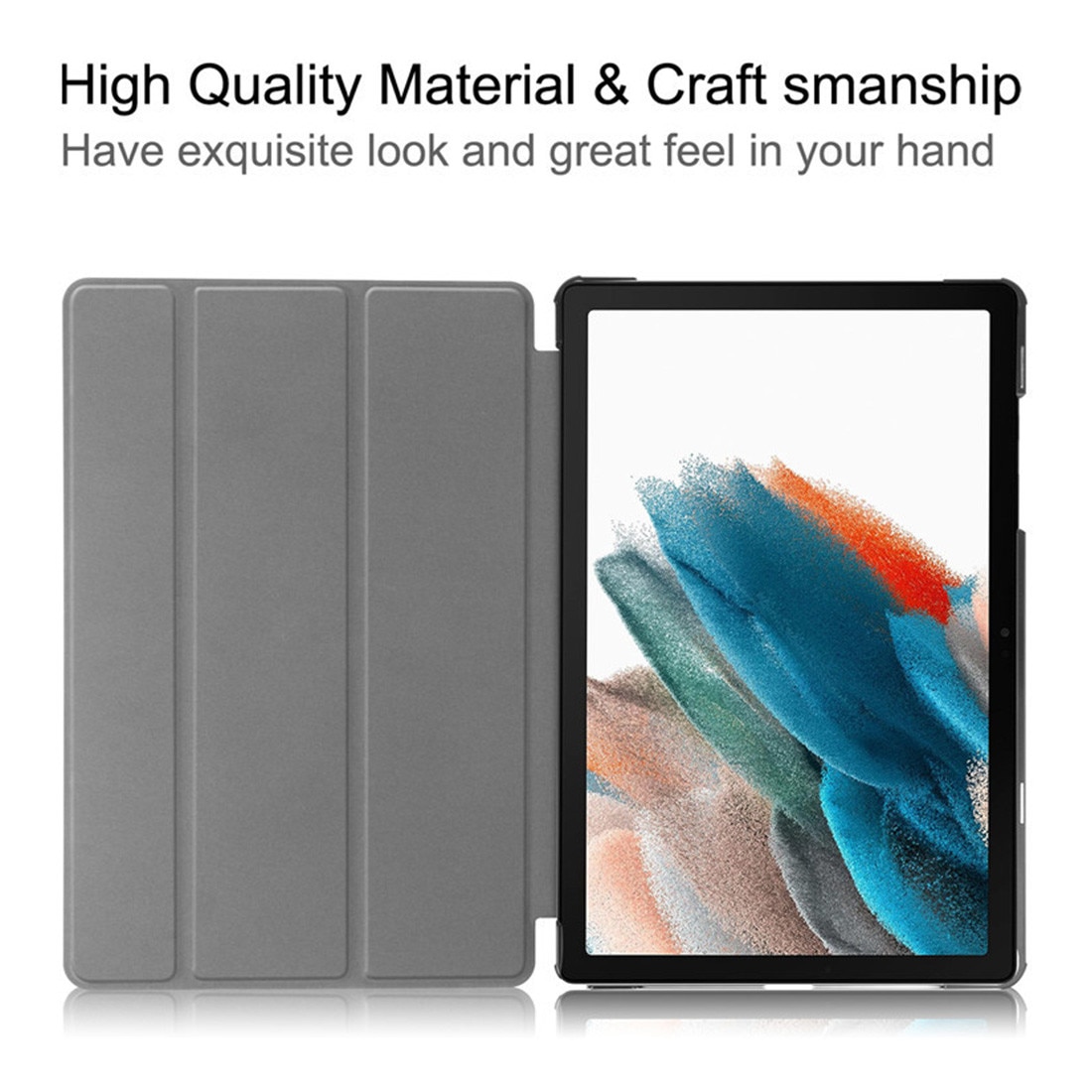 Husa tableta, DEISNGB, Compatibil cu Samsung Galaxy Tab A9, 2023, Functie sleep/wake-up, Antisoc, Rezistent la uzura, Usor de instalat, Portabil, Design ergonomic, TPU/Negru