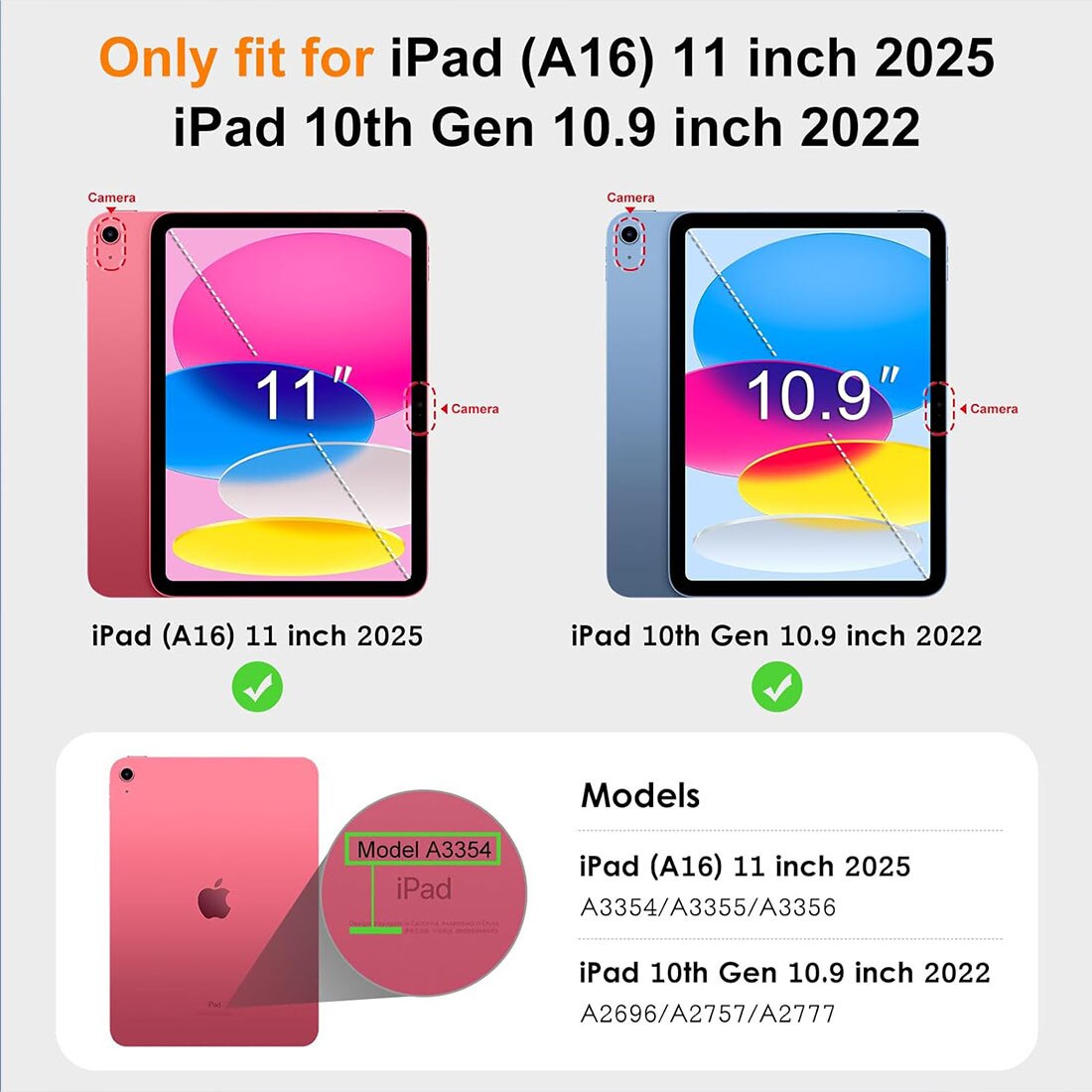 Husa de protectie pentru iPad (A16) 11 11 inch 2025, husa pentru iPad 10 10, 9 inch 2022, DEISNGB, cu suport pentru stilou, husa inteligenta cu suport pliabil in trei, husa spate ultra-subtire din TPU moale, Bleumarin