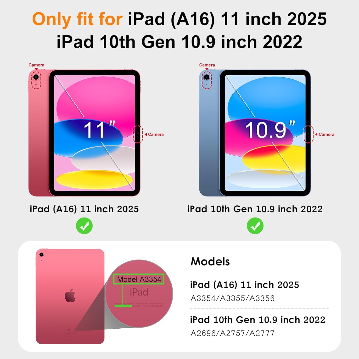 Husa de protectie pentru iPad (A16) 11 11 inch 2025, husa pentru iPad 10 10, 9 inch 2022, DEISNGB, cu suport pentru stilou, husa inteligenta cu suport pliabil in trei, husa spate ultra-subtire din TPU moale, Mov liliachiu