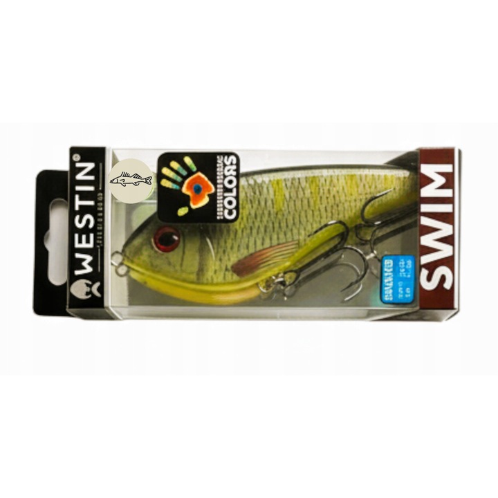 Wobler Westin Swim Glidebait 10cm 31g Biban x Roach Termochromowy
