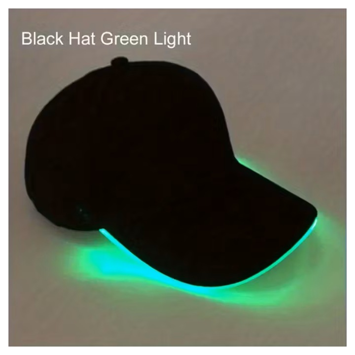 Sapca cu led, VeliumCraft, 18x28x56 cm, lumina verde