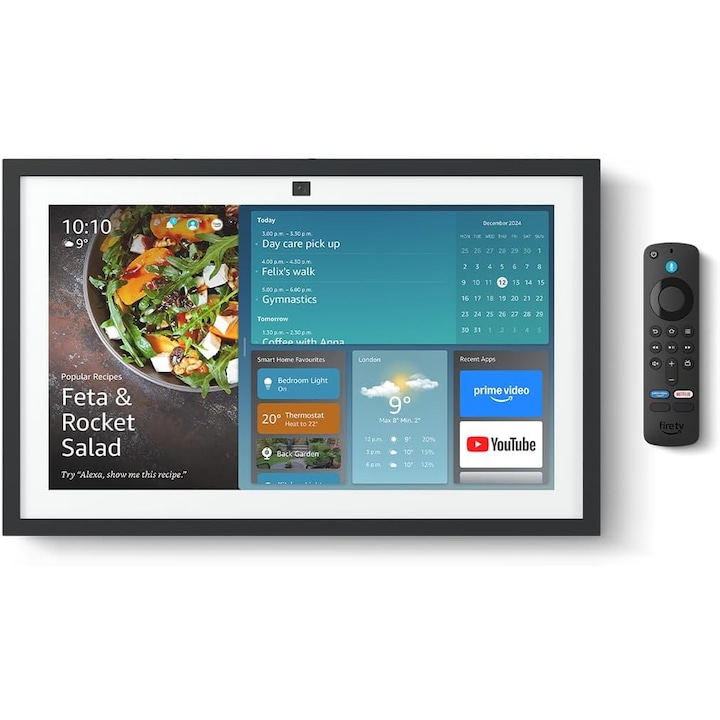 Intelligens kijelző Amazon Echo Show 15 gen 2, 15.6" Full HD, Wi-Fi, Bluetooth, Fekete