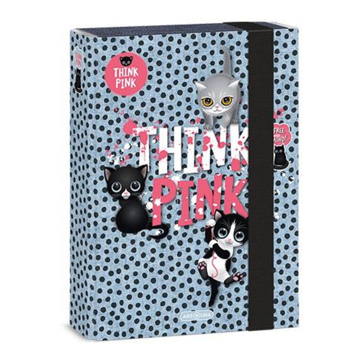 Ars Una: Think Pink A5-ös füzetbox