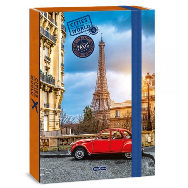 Ars Una: Cities - Párizs A4-es füzetbox 4cm-es gerincvastagsággal